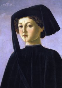 Fiatal férfi portréja (tempera a panelen)